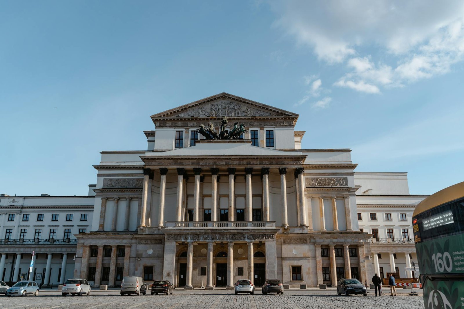 Historic neoclassical building representing cultural heritage