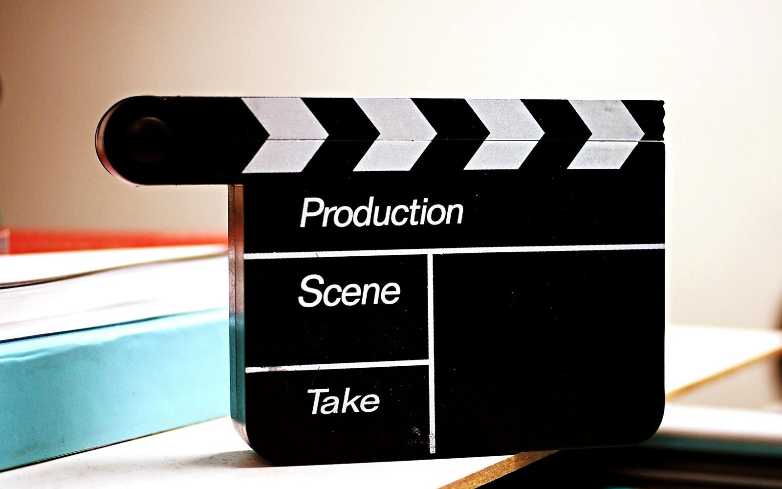 Film clapperboard — film, television, sound and music production